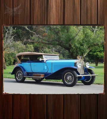 Металлическая табличка Isotta-Fraschini Tipo 8A SS Dual Cowl Phaeton by LeBaron